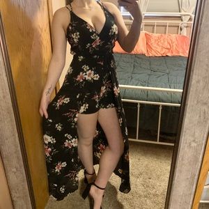 ✦ Romper with Slit Skirt ✦